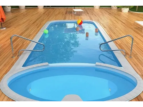 Композитный бассейн Коньяк10,02*3,68*1,23-1,9 м. Франмер