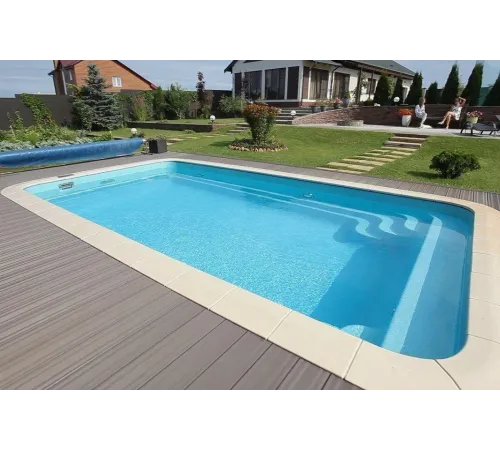 Композитный бассейн Корсика 6,12*3,00*1,68 м., Франмер