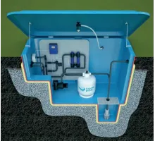 Технический приямок Laguna Box (1.72*1.63*0.97 м.) с крышкой