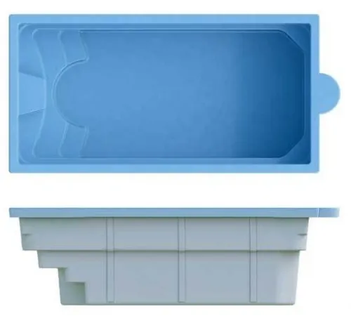 Композитный бассейн Laguna 5 (5,0*2,6*1,4 м.), ТМ Лагуна Пулс