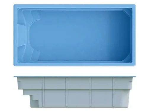 Композитный бассейн Laguna 6 (6,0*3,0*1,55 м.), ТМ Лагуна Пулс