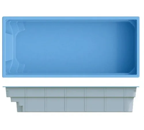 Композитный бассейн Laguna 9 (9,0*3,5*1,55 м.), ТМ Лагуна Пулс