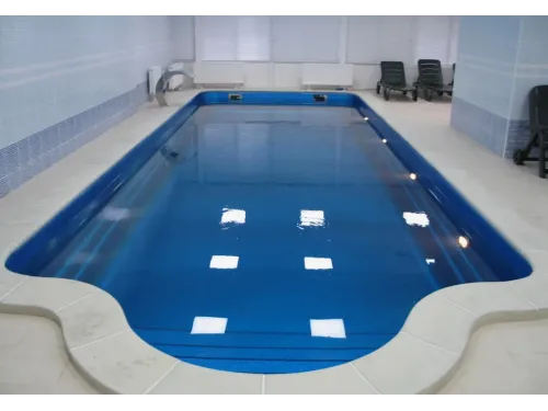 Композитный бассейн Ле Ман 10,90*3,70*1,26-1,64 м., Франмер