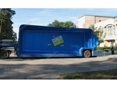 Композитный бассейн Ле Ман 10,90*3,70*1,26-1,64 м., Франмер