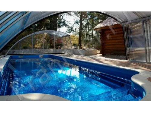 Композитный бассейн Ле Ман 10,90*3,70*1,26-1,64 м., Франмер