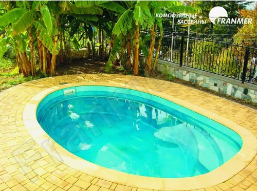 Композитный бассейн Лион 4,50*3,00*1,48 м., Франмер