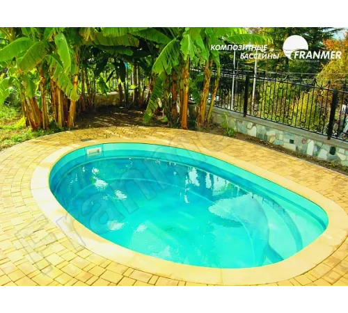 Композитный бассейн Лион 4,50*3,00*1,48 м., Франмер