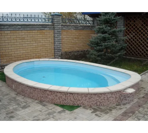 Композитный бассейн Лион 4,50*3,00*1,48 м., Франмер