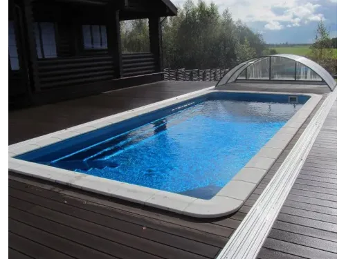 Композитный бассейн Марсель 7,86*3,66*1,25-1,72 м., Франмер