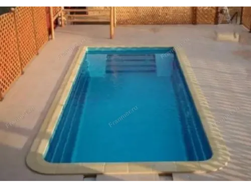 Композитный бассейн Марсель 7,86*3,66*1,25-1,72 м., Франмер