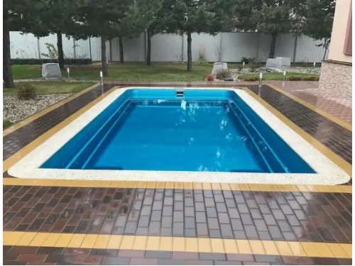 Композитный бассейн Марсель 7,86*3,66*1,25-1,72 м., Франмер