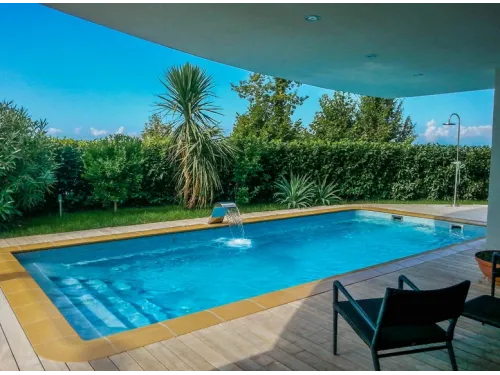 Композитный бассейн Марсель 7,86*3,66*1,25-1,72 м., Франмер