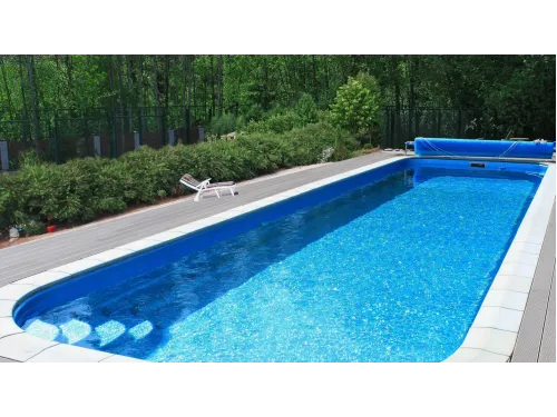 Композитный бассейн Олимпик 12,9*3,7*1,2-1,68 м., Франмер