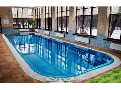 Композитный бассейн Олимпик 12,9*3,7*1,2-1,68 м., Франмер