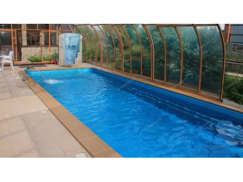 Композитный бассейн Орлеан 9,0*3,7*1,3-1,9 м., Франмер