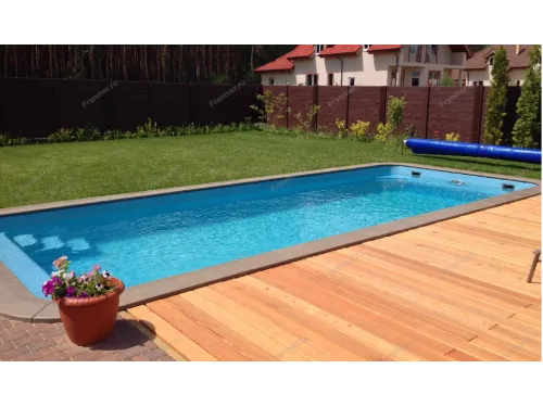 Композитный бассейн Орлеан 9,0*3,7*1,3-1,9 м., Франмер