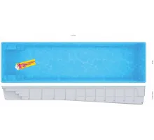 Композитный бассейн Порто 14,1*4,04*1,4-1,85 м. Франмер