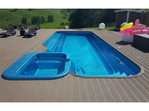 Композитный бассейн Премьер-СПА 12,0*4,4*1,5-1,8 м., Франмер