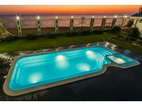 Композитный бассейн Премьер-СПА 12,0*4,4*1,5-1,8 м., Франмер