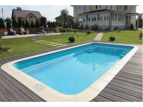 Композитный бассейн Савой 8,49*4,04*1,35-1,86 м. Франмер