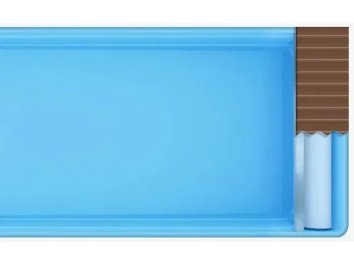 Композитный бассейн Савой Pool Cover 8,49*4,04*1,35-1,86 м. Франмер