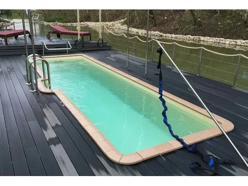 Композитный бассейн SwimTrack «56» 5,67*2,12*1,35*1,72 м., Франмер