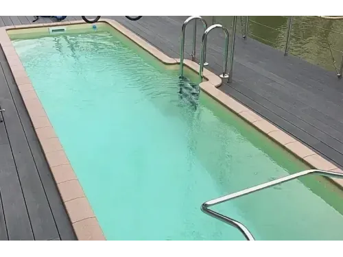 Композитный бассейн SwimTrack «56» 5,67*2,12*1,35*1,72 м., Франмер