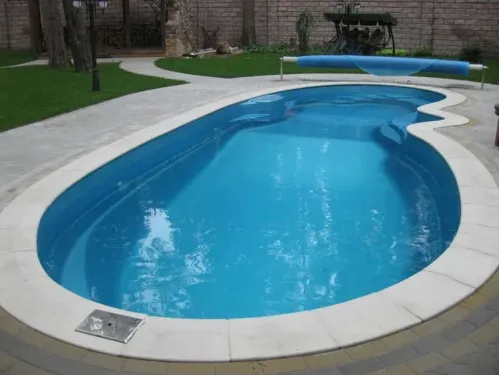 Композитный бассейн Валорис 10,00*3,73*1,1-2,0 м., Франмер