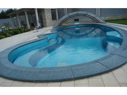 Композитный бассейн Валорис 10,00*3,73*1,1-2,0 м., Франмер