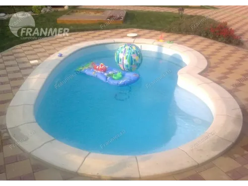 Композитный бассейн Вестфол 4,0*2,5*1,5 м., Франмер