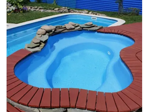 Композитный бассейн Воклюз с водопадом 3,33*2,40*0,90 м., Франмер