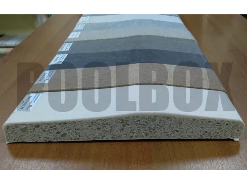 Композитный бордюрный камень (домик ш. 32 см.) цвет на выбор