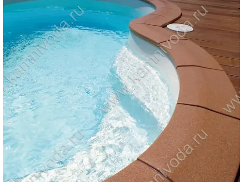 Композитный бордюрный камень (домик ш. 32 см.) цвет на выбор