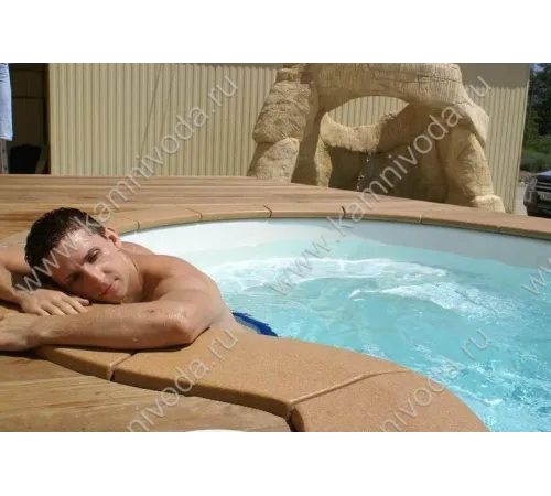 Композитный бордюрный камень (домик ш. 32 см.) цвет на выбор