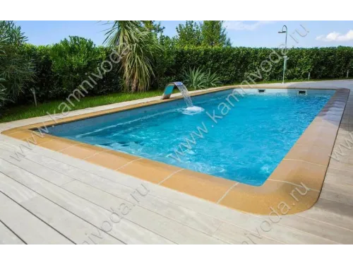 Композитный бордюрный камень (домик ш. 32 см.) цвет на выбор