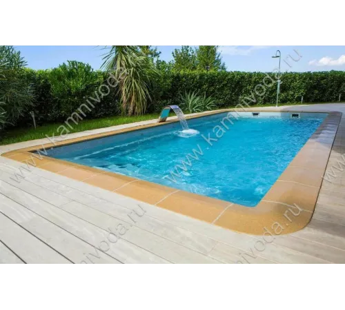 Композитный бордюрный камень (домик ш. 32 см.) цвет на выбор