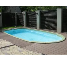 Композитный бассейн Леман 6,55*3,25*1,55 м. FIBERPOOLS