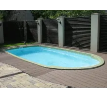 Композитный бассейн Леман 6,55*3,25*1,55 м. FIBERPOOLS
