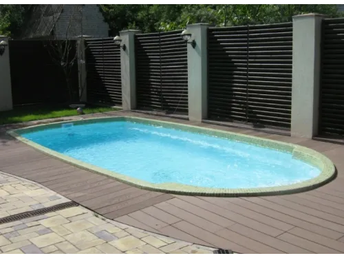 Композитный бассейн Леман 6,55*3,25*1,55 м. FIBERPOOLS