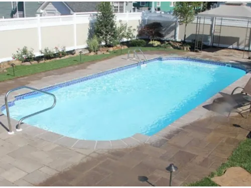 Композитный бассейн Онтарио 8,8*4,0*1,2-1,65 м. FIBERPOOLS