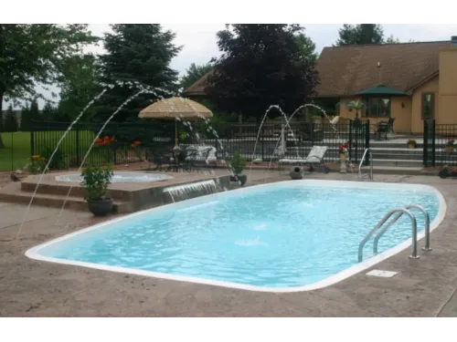 Композитный бассейн Тахо 4,4*3,0*1,4 м. FIBERPOOLS