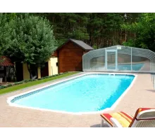 Композитный бассейн Торренс 10,15*4,25*1,5-2,0 м. FIBERPOOLS