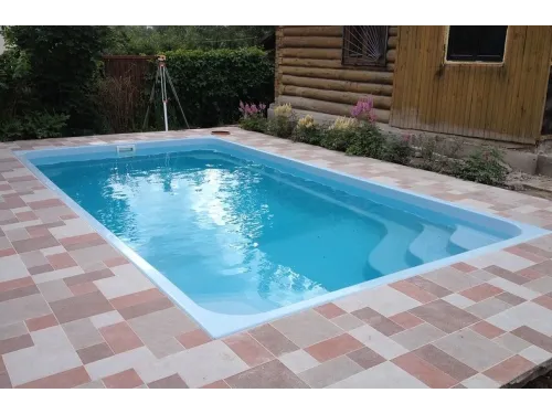 Композитный бассейн Юта 6,0*3,2*1,25-1,6 м. FIBERPOOLS