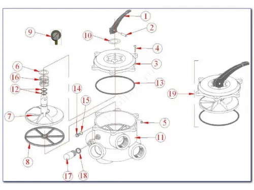 Фильтр (д. 760 мм., 2" ВР, 19-21 м3/ч, 225 кг., бок. соед.) Kripsol Balear BL 760