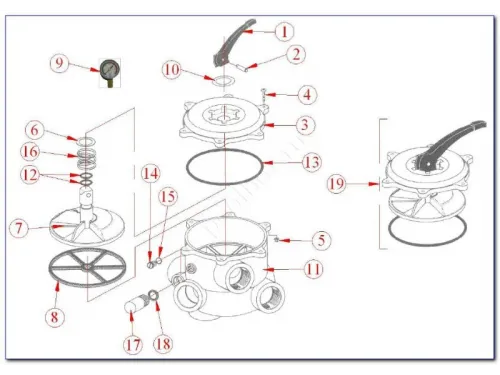 Фильтр (д. 900 мм., 2" ВР, 32-34 м3/ч, 325 кг., бок. соед.) Kripsol Balear BL 900