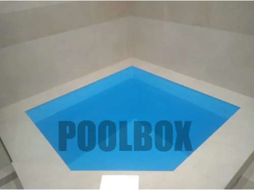 Полипропиленовая купель 1,5 х 1,5 х 1,5 м. с вырезом