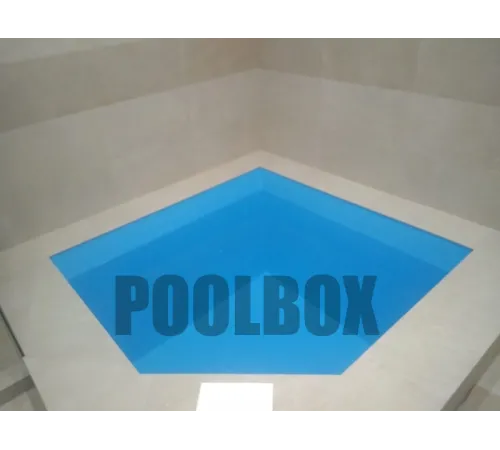 Полипропиленовая купель 1,5 х 1,5 х 1,5 м. с вырезом