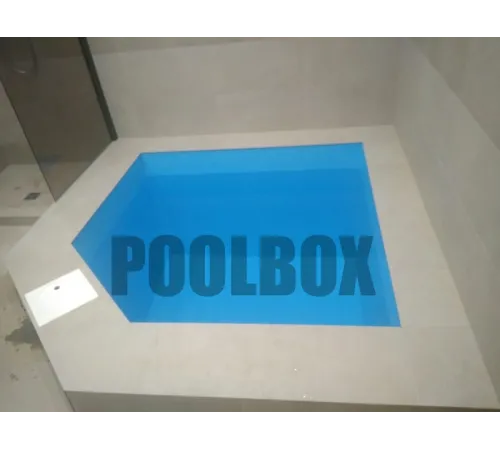 Полипропиленовая купель 1,5 х 1,5 х 1,5 м. с вырезом