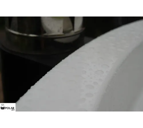 Купель композитная Polar Spa Корнер 130 с отделкой из дерева, 130*130*110 см.