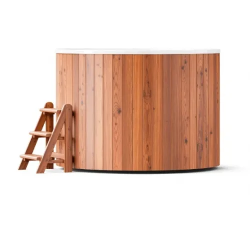 Купель композитная Polar Spa Комфорт 160 с отделкой из дерева, д.160*110 см.